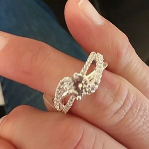 Bridal engagement wedding band